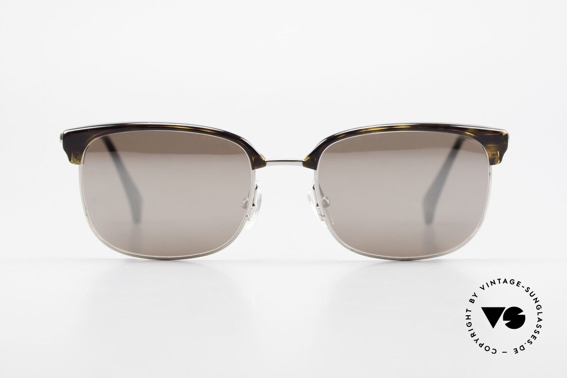 Giorgio Armani 788 Eckige Panto Sonnenbrille, zeitlose GIORGIO Armani DESIGNER-Sonnenbrille, Passend für Herren
