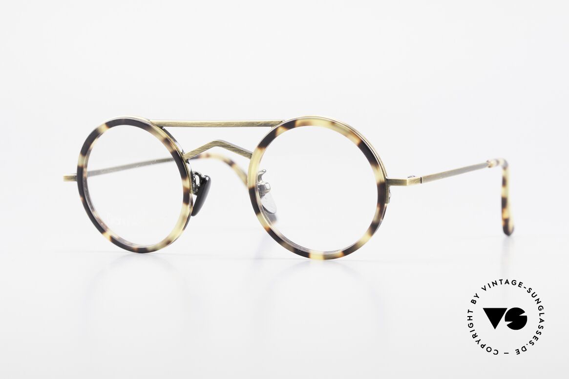 Gianni Versace 620 Runde 90er Vintage Brille, schmales und rundes vintage Versace Brillengestell, Passend für Herren und Damen