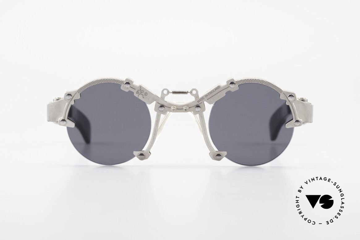 Hi Tek Cult 8 Steampunk Federmechanismus, Hi-Tek Sonnenbrille Modell Cult 8 von 1992, Steampunk, Passend für Herren und Damen