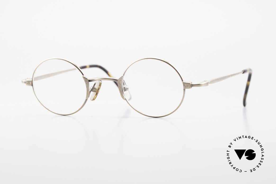 Freudenhaus Tori Kleine Runde Designer Brille, vintage Brillenfassung von FREUDENHAUS, München, Passend für Herren und Damen