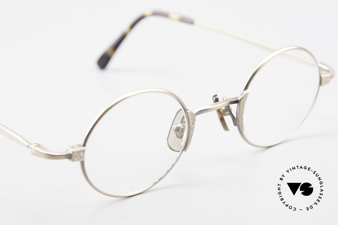 Freudenhaus Tori Kleine Runde Designer Brille, KEINE Retromode, ein kostbares 90er Jahre Original!, Passend für Herren und Damen