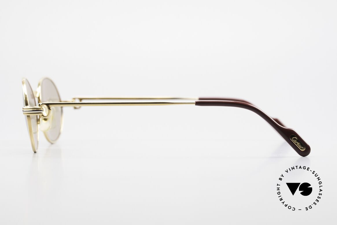 Cartier Saint Honore - S Kleine Ovale Sonnenbrille 90er, KEIN Retro; ein 20 Jahre altes Original + Cartier Etui, Passend für Herren und Damen