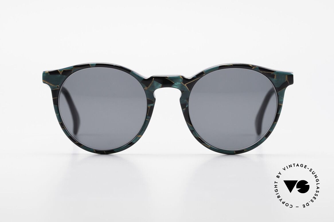 Alain Mikli 034 / 885 Vintage Designer Panto Brille, zeitlose Alain MIKLI Paris Designer-Sonnenbrille, Passend für Herren und Damen