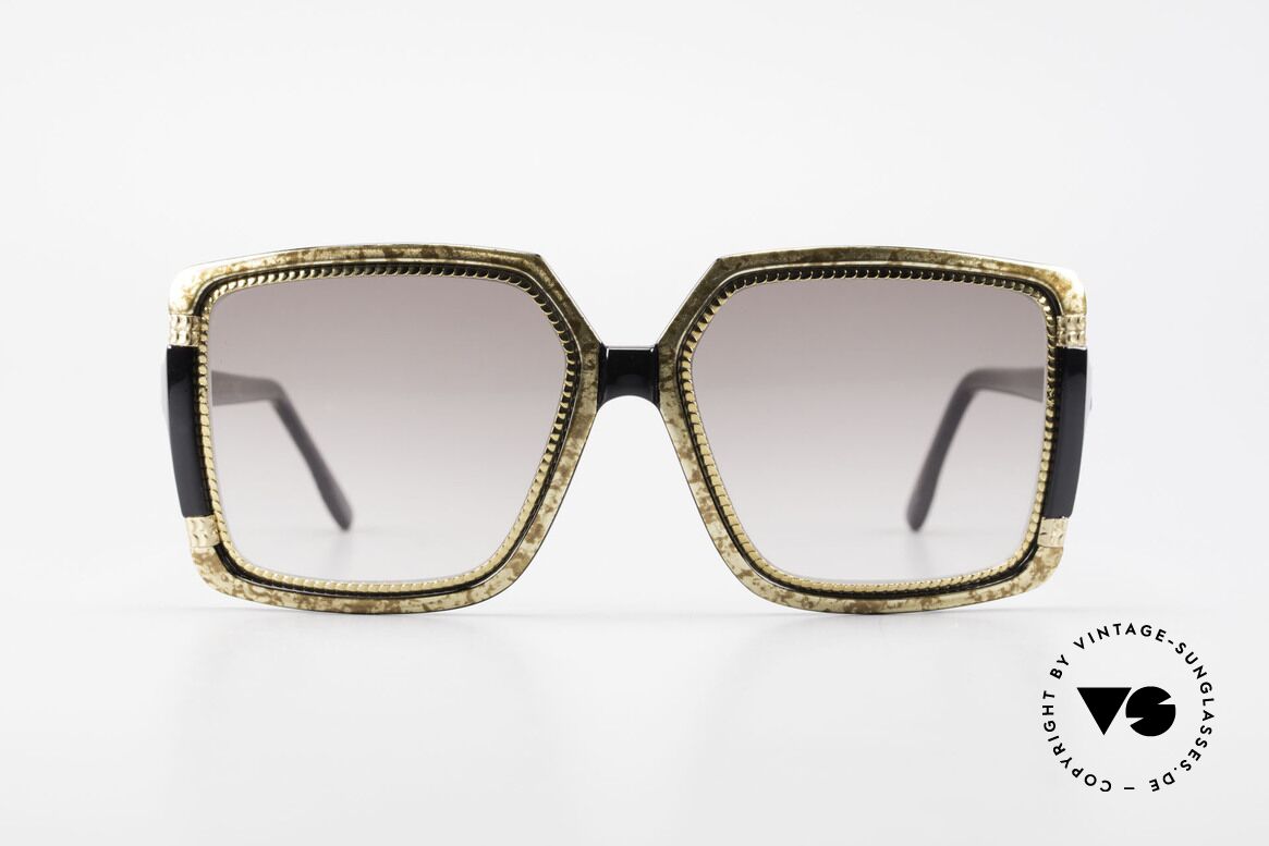 Ted Lapidus 1503 XXL 70er Sonnenbrille Damen, große 70er vintage Sonnenbrille von TED LAPIDUS, Passend für Damen