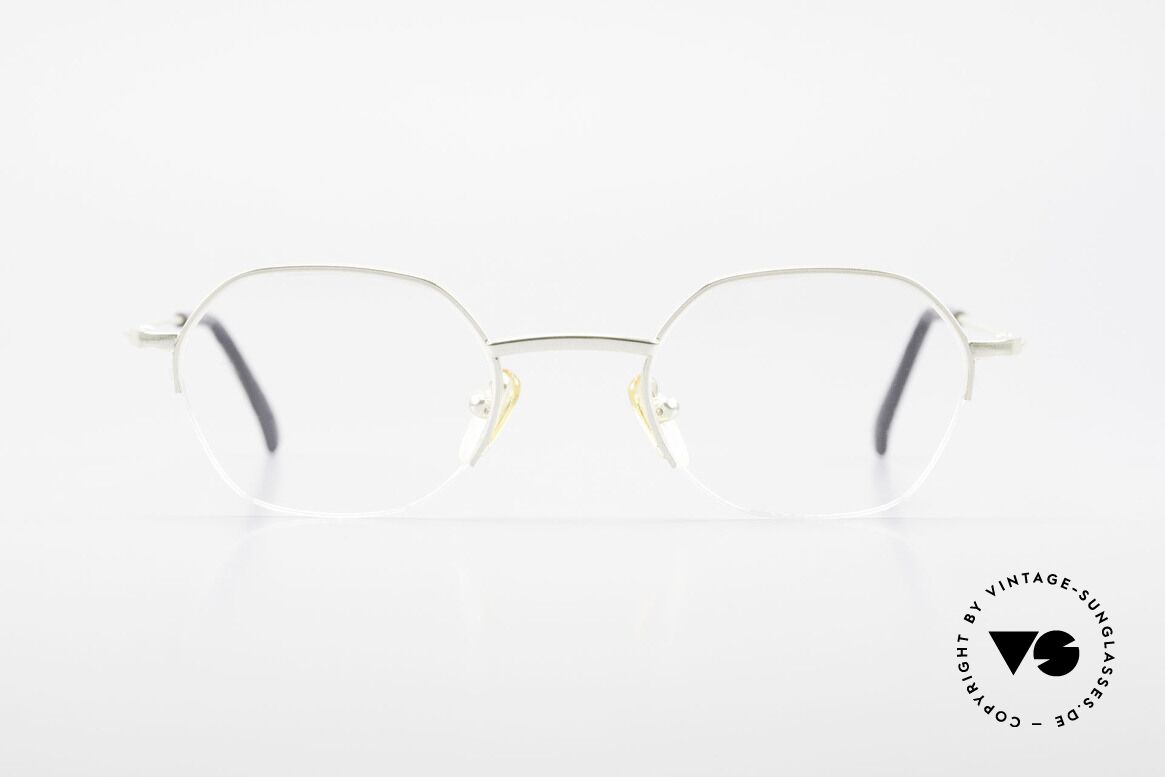 W Proksch's M62/24 90er Avantgarde Halb Randlos, Proksch's vintage Titanium-Brillenfassung von 1996, Passend für Herren und Damen