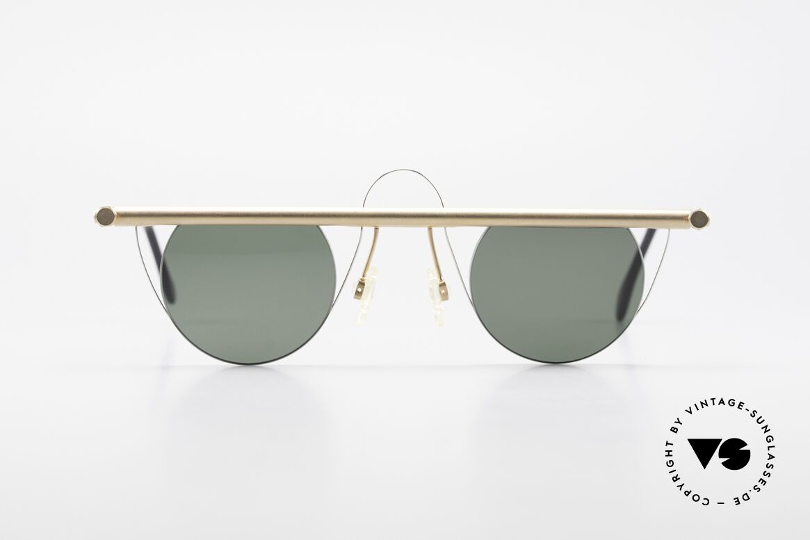 Bauhaus Rohrsonnenbrille Bauhaus Brille Marcel Breuer, einzigartige VINTAGE XL Sonnenbrille im BAUHAUS-Stil, Passend für Herren