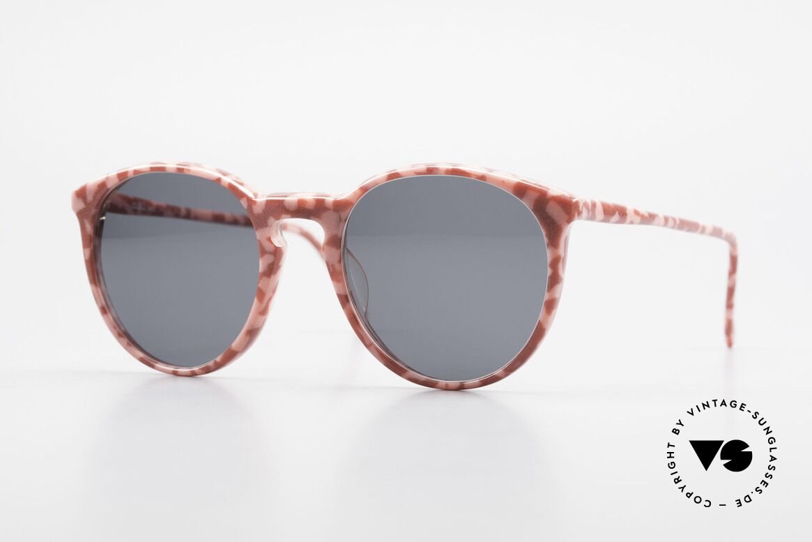 Alain Mikli 901 / 172 Panto Brille Rot Pink Marmor, elegante ALAIN MIKLI Paris Designer-Sonnenbrille, Passend für Damen
