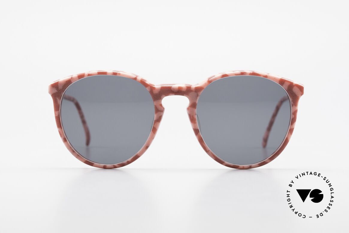 Alain Mikli 901 / 172 Panto Brille Rot Pink Marmor, elegante ALAIN MIKLI Paris Designer-Sonnenbrille, Passend für Damen