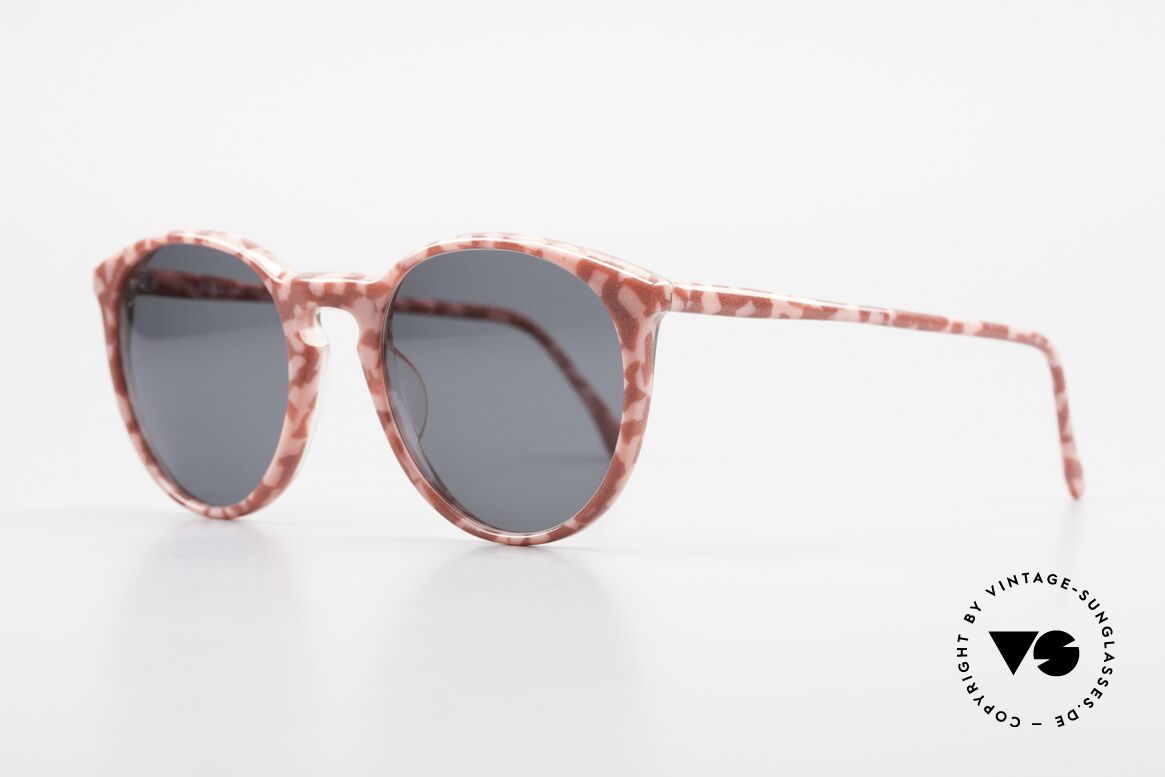 Alain Mikli 901 / 172 Panto Brille Rot Pink Marmor, grandioses Rahmenmuster: weinrot/pink marmoriert, Passend für Damen