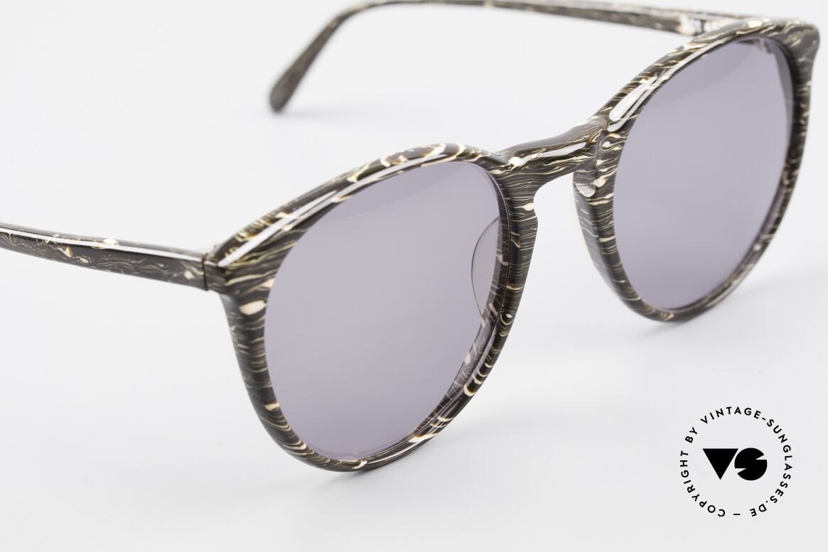 Alain Mikli 901 / 429 Panto Brille Braun Marmoriert, ungetragen (wie alle unsere 1980er vintage Brillen), Passend für Herren und Damen