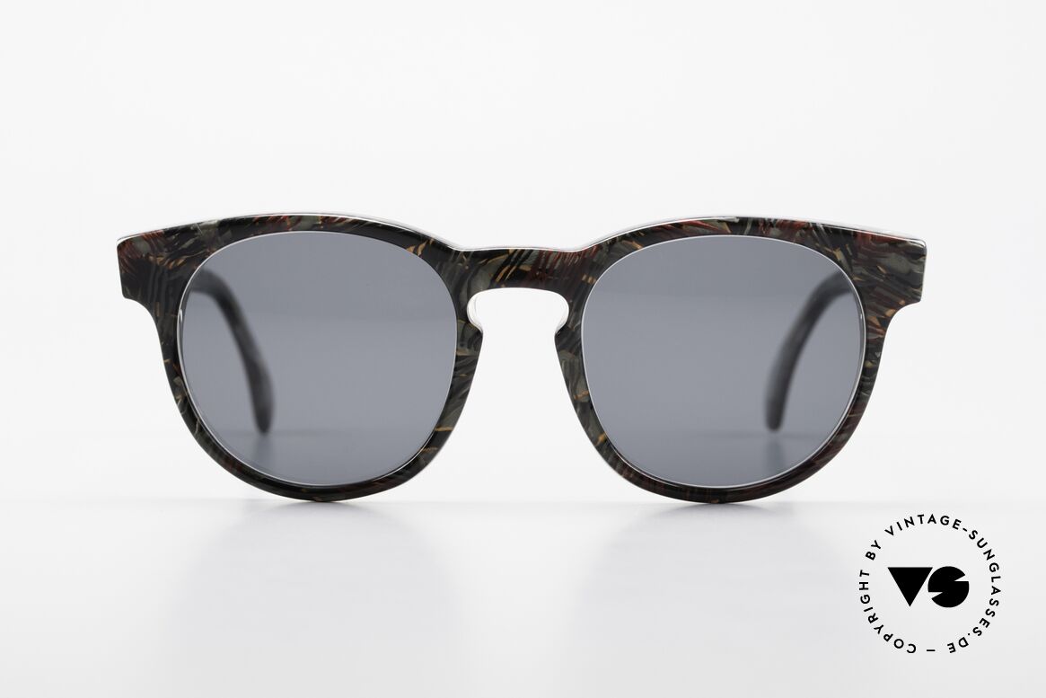Alain Mikli 903 / 685 Panto Brille Grau Gemustert, zeitlose ALAIN MIKLI Paris Designer-Sonnenbrille, Passend für Herren und Damen
