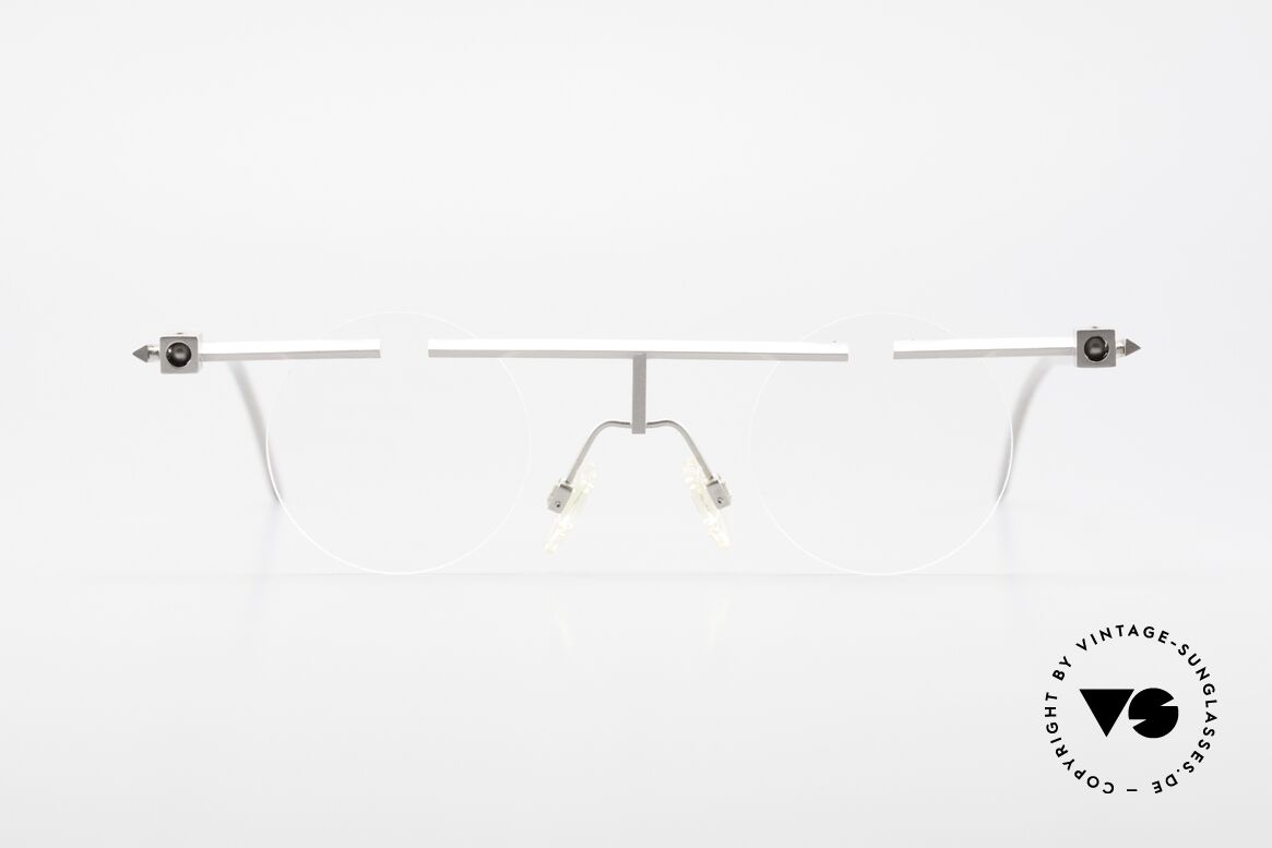 B. Angeletti Sammlerstück Bauhaus Brille Limited Edition, kostbare vintage Brillenfassung von Barbara ANGELETTI, Passend für Herren und Damen