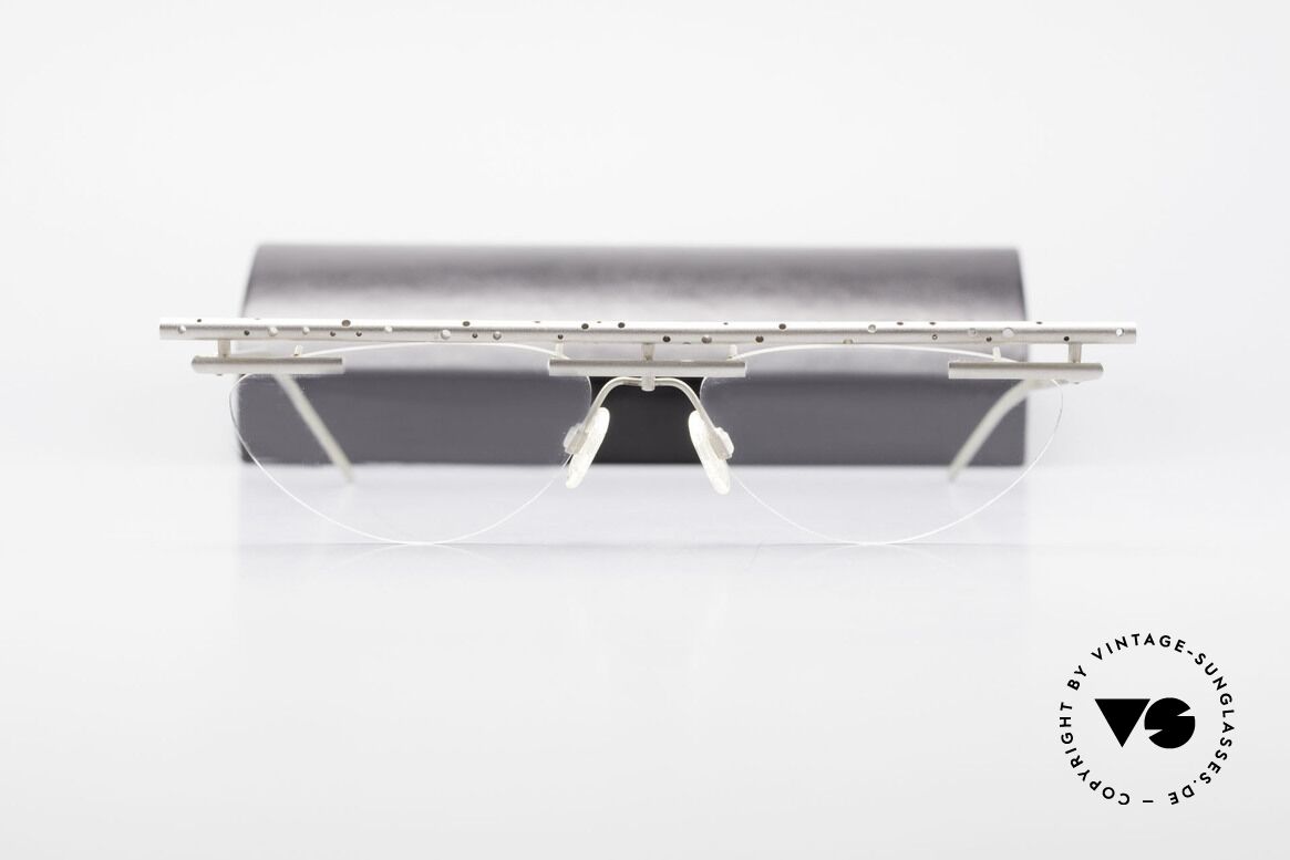 B. Angeletti Gazelle Vintage Architekten Brille, absolute Rarität in Handarbeit gefertigt; Sammlerstück!, Passend für Herren und Damen