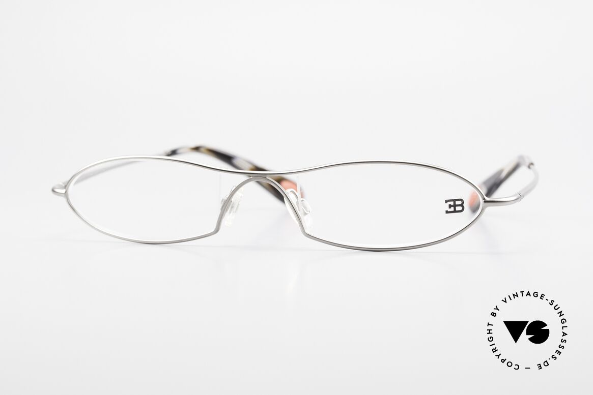 Bugatti 341 Odotype Herren Designer Vintage Brille, ORIGINAL high-tech Bugatti Brillenfasssung, Passend für Herren