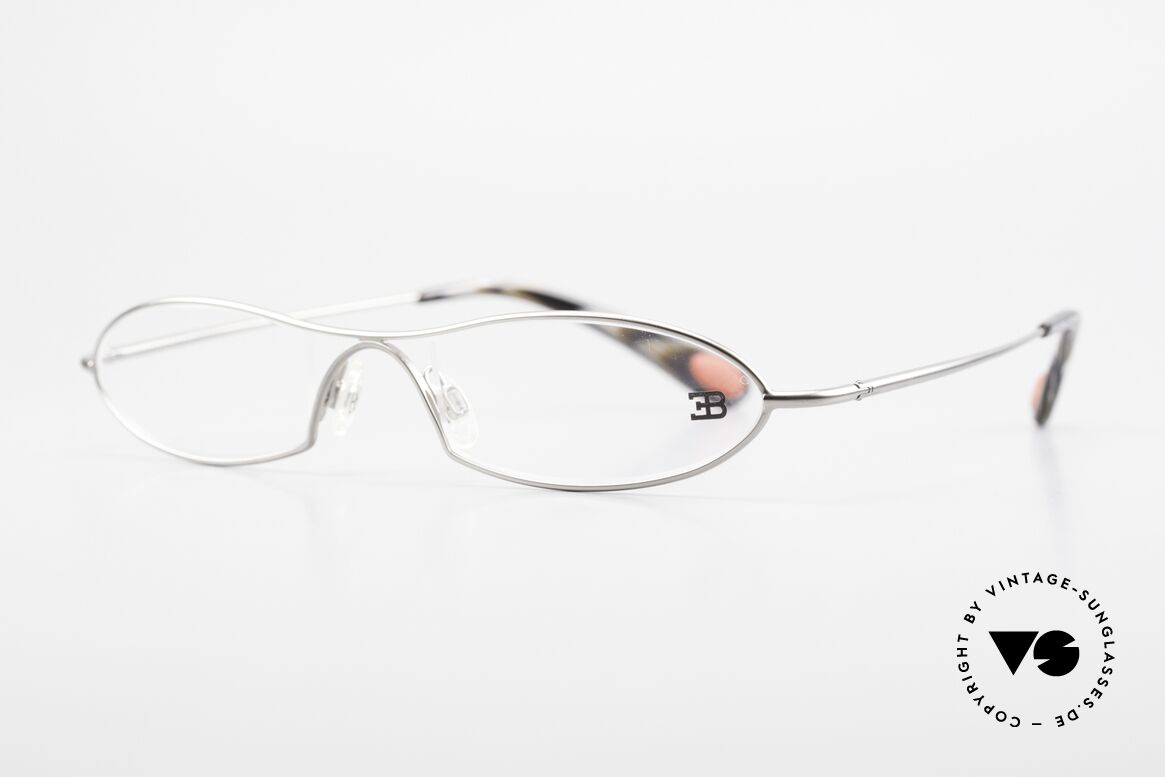 Bugatti 341 Odotype Herren Designer Vintage Brille, ergonomischer Rahmen mit Federscharnieren, Passend für Herren