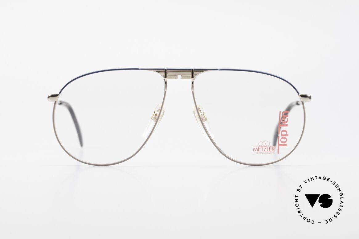 Metzler 0892 Pilotenbrille Top Ten Serie, exquisite VINTAGE Herren-Fassung von METZLER, Passend für Herren
