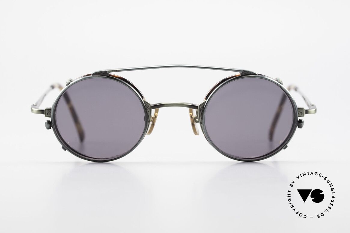 Freudenhaus Tori Kleine Runde Brille Clip On, vintage Brillenfassung von FREUDENHAUS, München, Passend für Herren und Damen