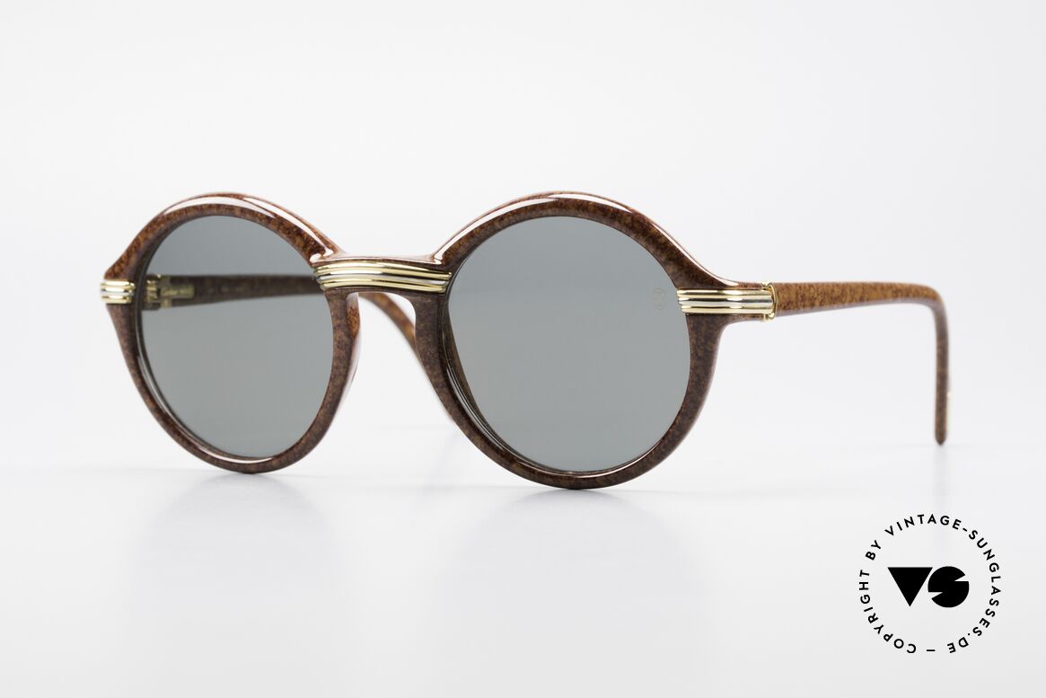 Cartier Cabriolet - L Ultra Seltene 52mm L Size, edle & massive Cartier vintage Sonnenbrille von 1991, Passend für Herren und Damen
