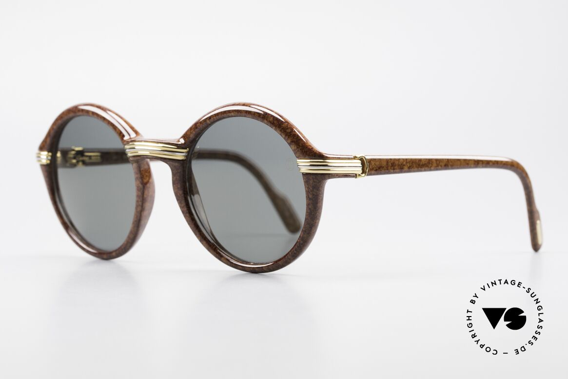 Cartier Cabriolet - L Ultra Seltene 52mm L Size, Fassung mit Federscharnieren in Large Gr. 52/22, 135, Passend für Herren und Damen