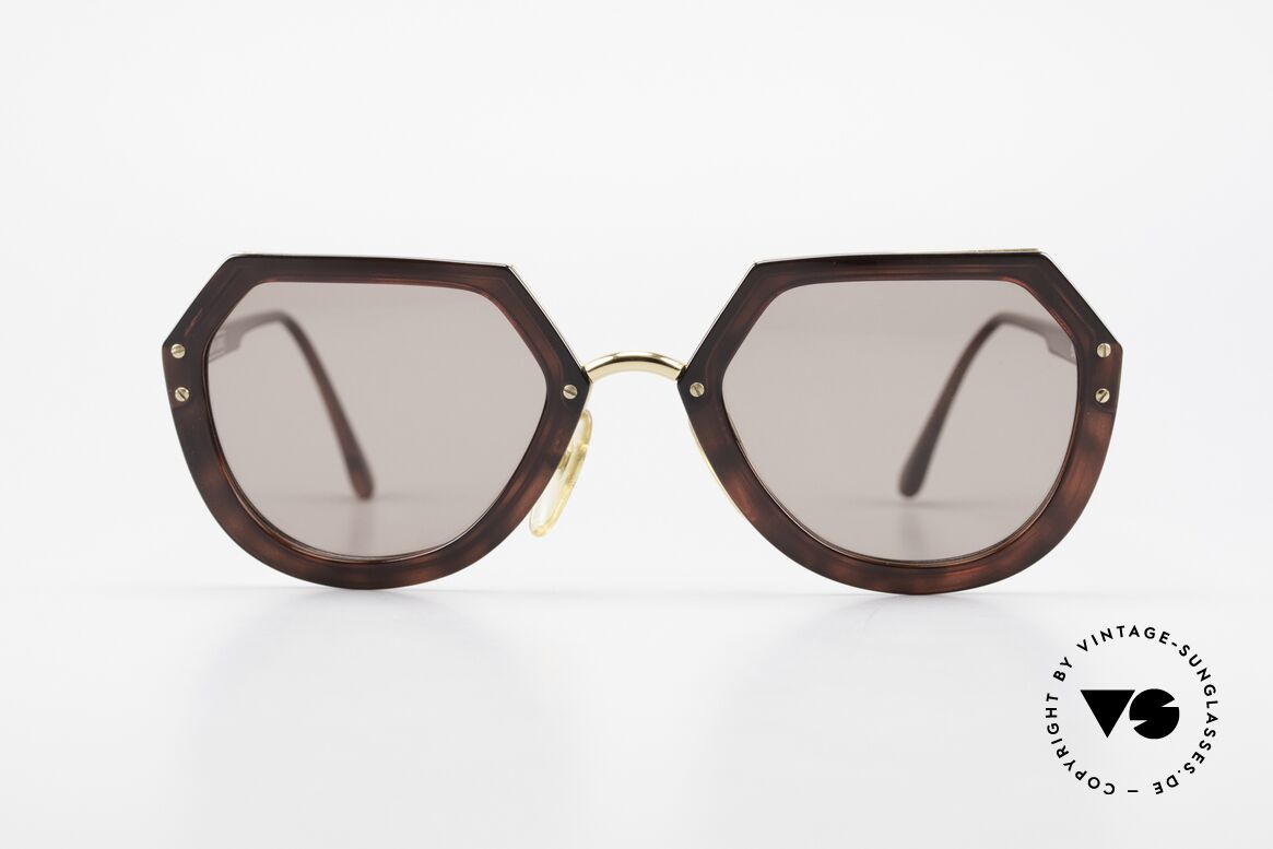 Christian LaCroix 7310 Rokoko Vintage Sonnenbrille, markante Christian LACROIX vintage Brille von 1990, Passend für Damen