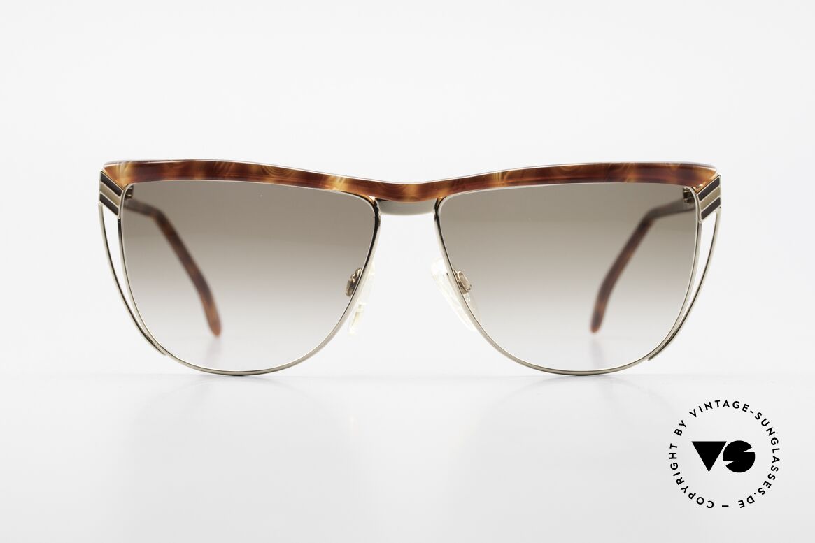 Gucci 2300 Damen Designer Sonnenbrille, Bügel mit dem berühmten Symbol (die 2 Steigbügel), Passend für Damen