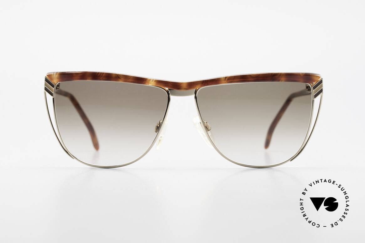 Gucci 2300 Damen Designer Sonnenbrille, vintage 1980er Brille von GUCCI in Schildpatt-Optik, Passend für Damen