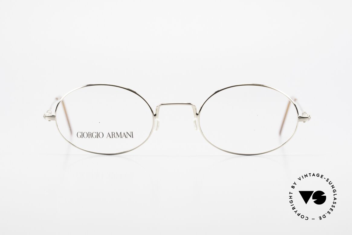 Giorgio Armani 1004 Kleine Ovale Vintage Fassung, Giorgio Armani, Mod. 1004, col. 743, Gr. 45/20, 135, Passend für Herren und Damen