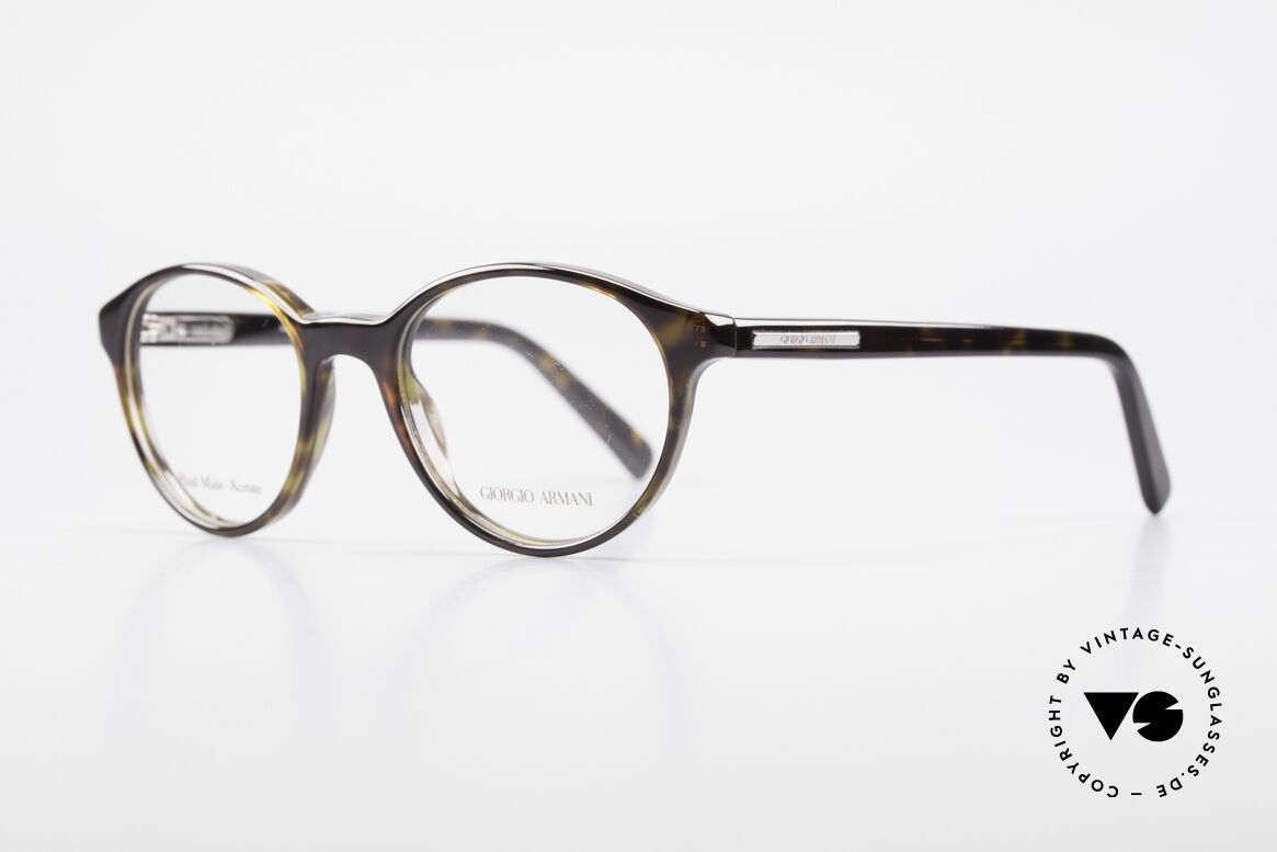 Giorgio Armani 467 Unisex Panto Vintage Brille, Unisex-Panto Modell mit flexiblen Federscharnieren, Passend für Herren und Damen