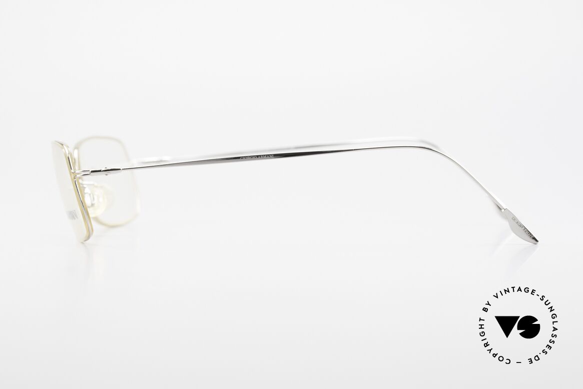 Giorgio Armani 1091 Kleine Drahtbrille Unisex, zeitloser Stil; TOP-Qualität und nur 10Gramm leicht, Passend für Herren und Damen