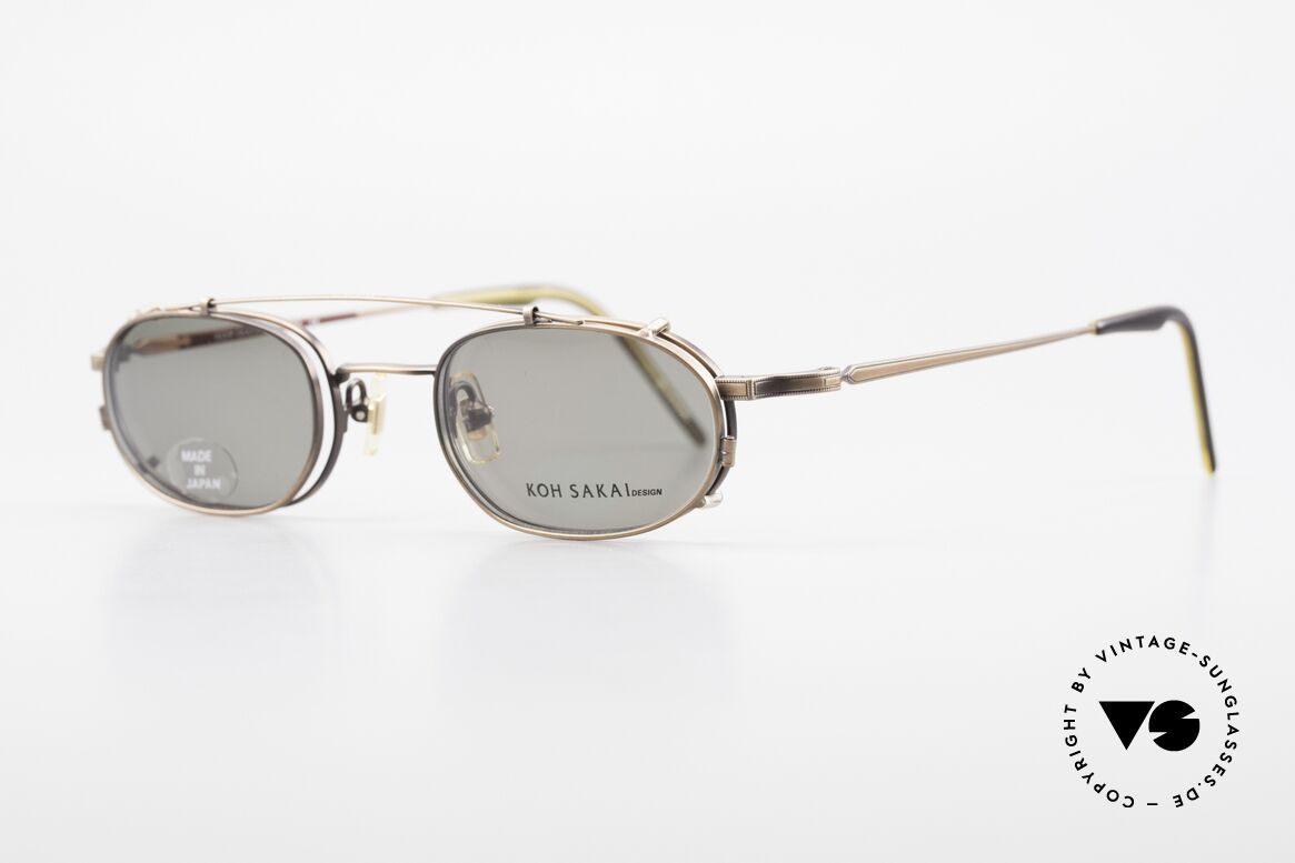 Koh Sakai KS9706 Original Made in Japan Brille, in Los Angeles designed & in Sabae (Japan) produziert, Passend für Herren und Damen
