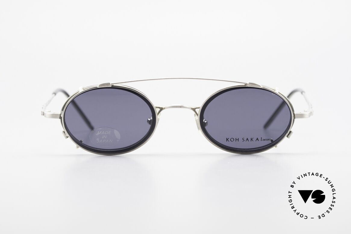 Koh Sakai KS9831 90er Brille Oval Made in Japan, Koh Sakai, BADA und OKIO Brillen waren ein Vertrieb, Passend für Herren