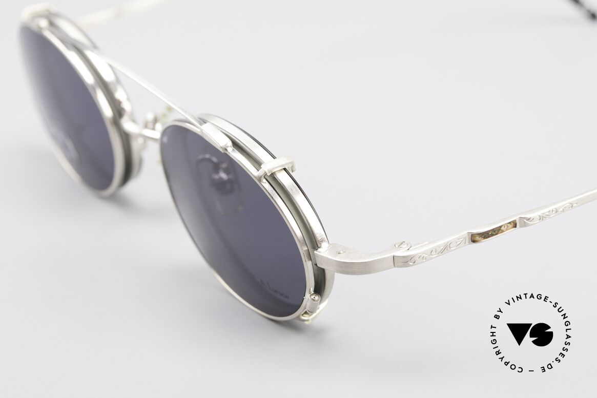 Koh Sakai KS9831 90er Brille Oval Made in Japan, aus dem gleichen Werk wie Oliver Peoples und Eyevan, Passend für Herren