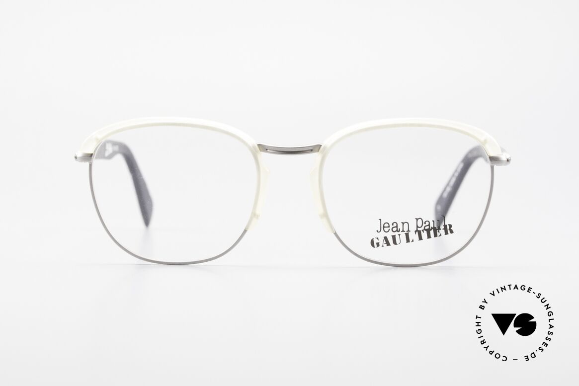 Jean Paul Gaultier 55-1273 Alte 90er Vintage Brille JPG, 1990er vintage Designerbrille von Jean Paul Gaultier, Passend für Herren und Damen