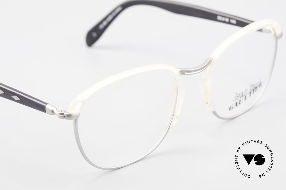 Jean Paul Gaultier 55-1273 Alte 90er Vintage Brille JPG, KEINE Retrobrille, sondern ein altes Original von 1993, Passend für Herren und Damen