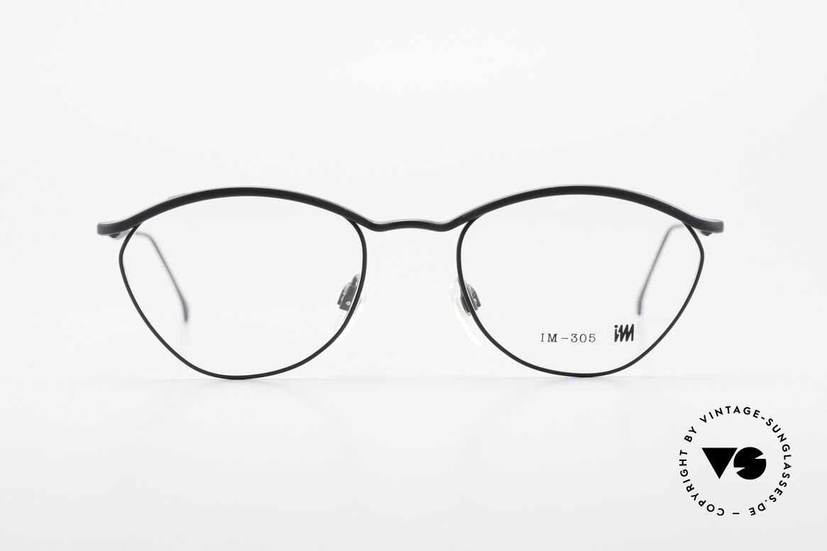 Miyake Design Studio IM305 90er Insider Brille All Titan, interessante vintage ALL TITAN-Brille von 1993, Passend für Herren und Damen