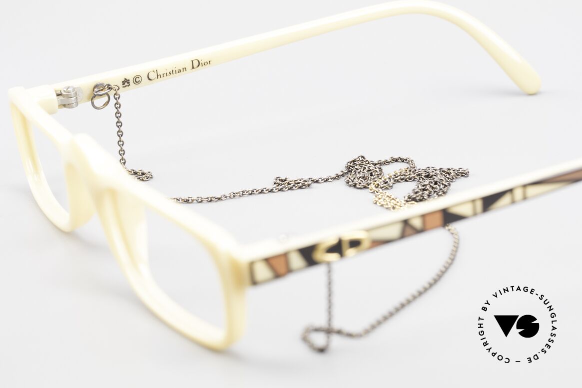 Christian Dior 2356 Vintage Lesebrille Mit Kette, Größe: small, Passend für Herren und Damen
