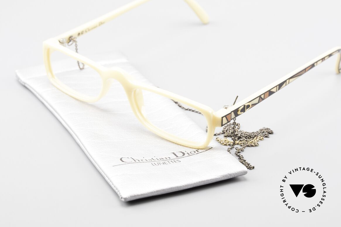 Christian Dior 2356 Vintage Lesebrille Mit Kette, Größe: small, Passend für Herren und Damen