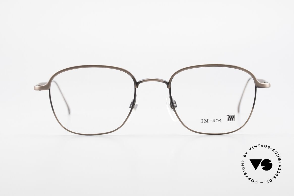 Miyake Design Studio IM404 Insider Brille All Titan 90er, interessante vintage ALL TITAN-Brille von 1993, Passend für Herren und Damen