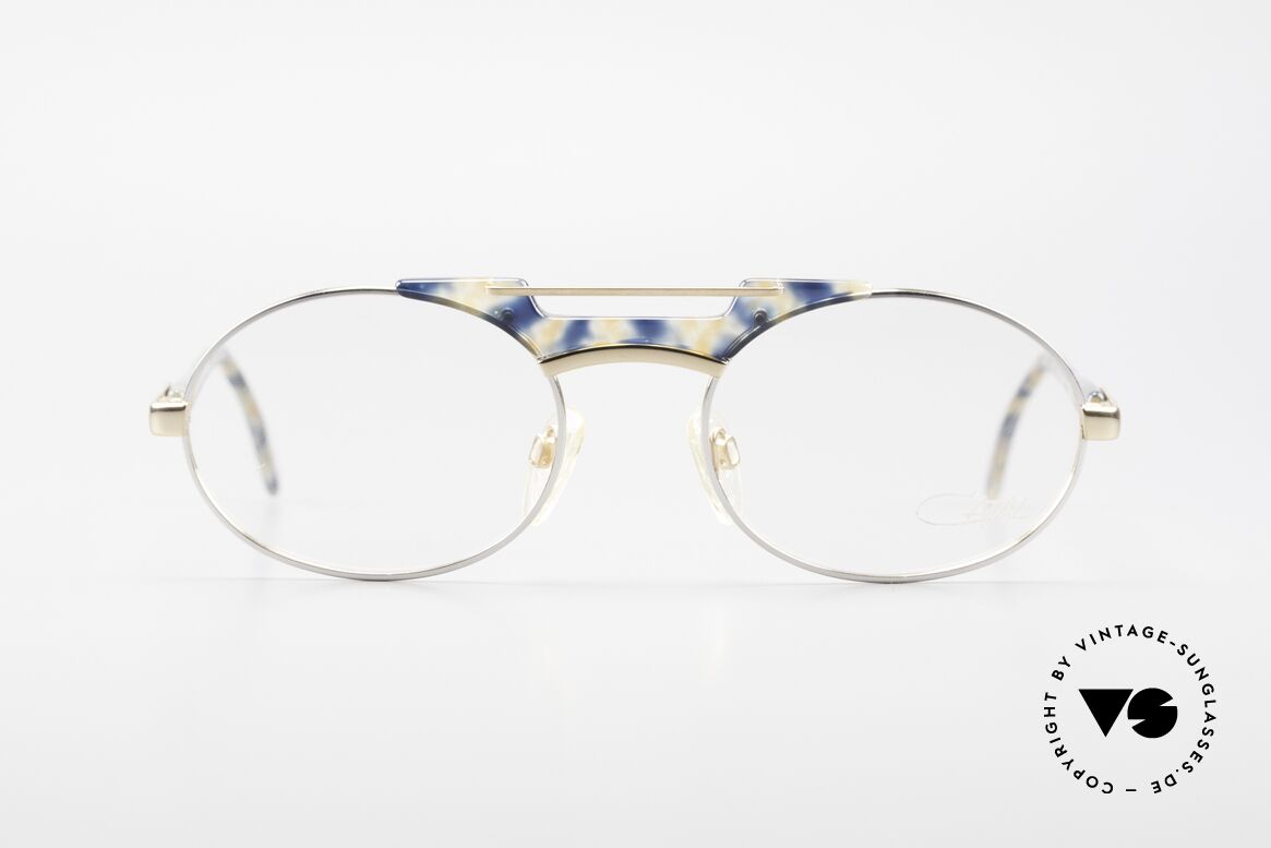 Cazal 749 Ovale Designer Fassung 90er, elegante CAZAL Designerbrille der frühen 90er, Passend für Herren und Damen
