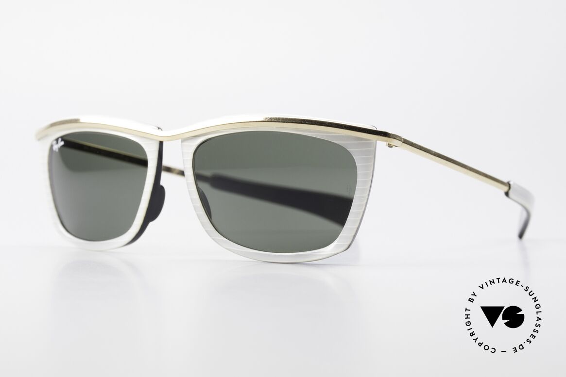 Ray Ban Olympian II B&L Ray-Ban Sonnenbrille USA, mit B&L G15 Qualitätsgläsern (100% UV Schutz), Passend für Herren und Damen