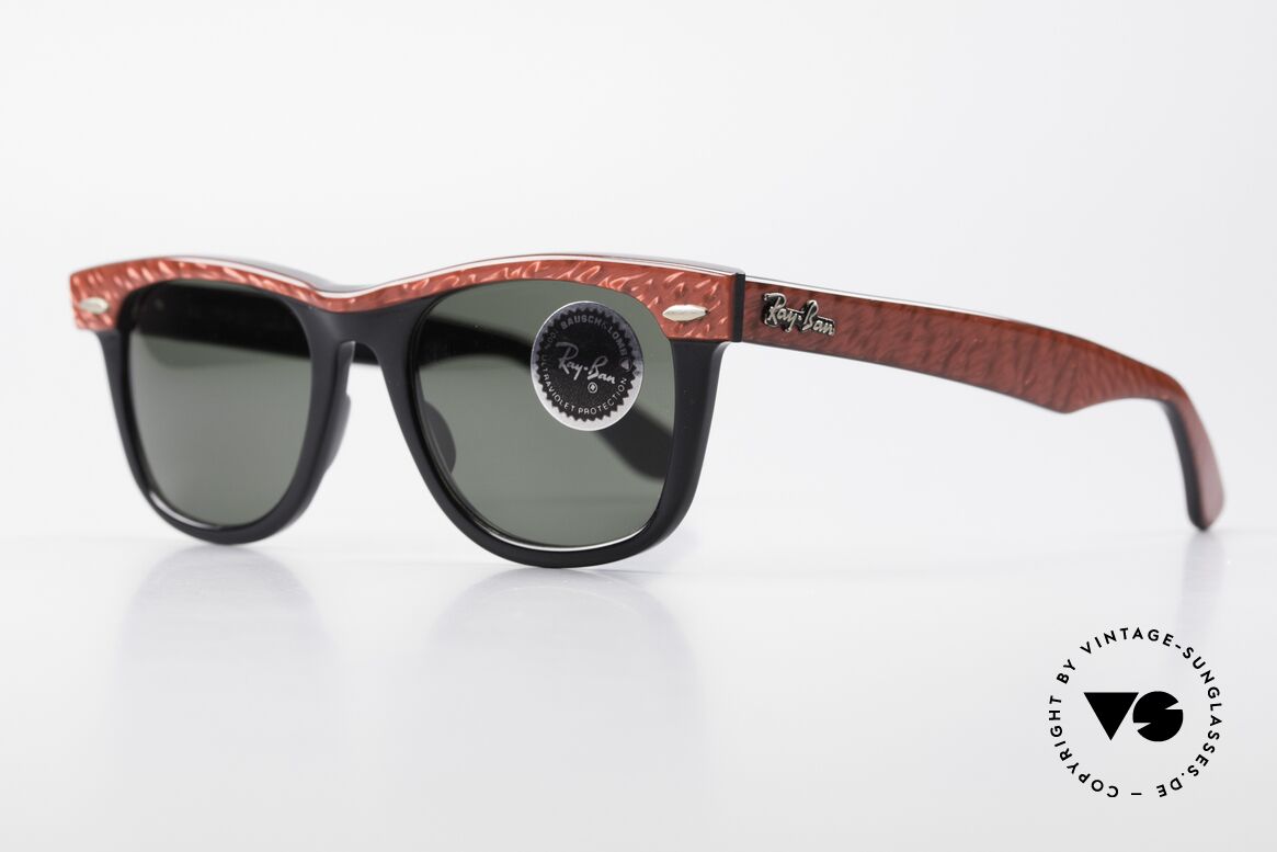 Ray Ban Wayfarer XS Kleine B&L USA Sonnenbrille, entsprechend für kleine / schmale Köpfe geeignet, Passend für Herren und Damen