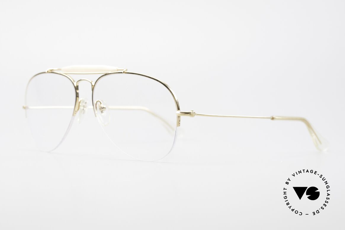 Ray Ban Balfast 810 Gold Doublé Vintage Brille Alt, Besonderheit: Rahmen sind Gold-Doublé (1/30-10k), Passend für Herren