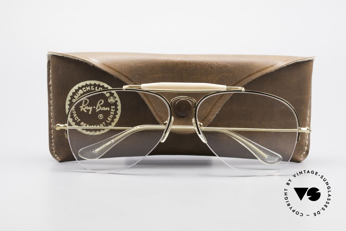 Ray Ban Balfast 810 Gold Doublé Vintage Brille Alt, Keine Retrobrille, sondern eine echte alte B&L-Rarität, Passend für Herren