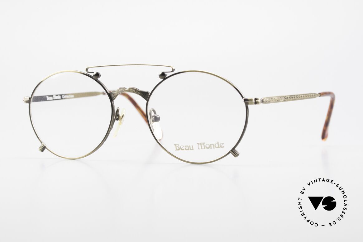 Beau Monde Knightsbridge Alte Vintage Brille 90er Insider, interessante alte vintage Brille; späte 80er / frühe 90er, Passend für Herren und Damen