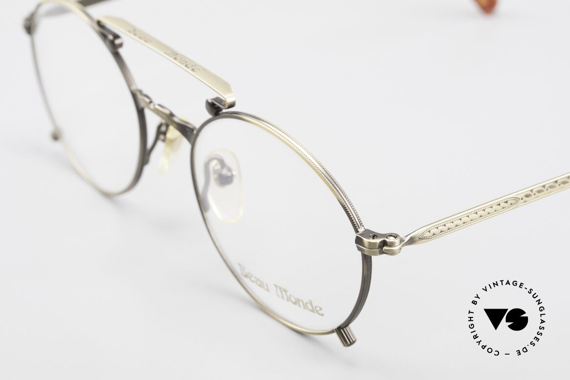 Beau Monde Knightsbridge Alte Vintage Brille 90er Insider, Rahmen mit viel Liebe zum Detail; aufwändige Gravuren, Passend für Herren und Damen