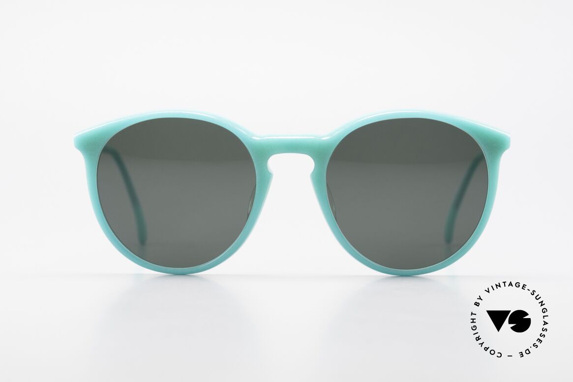 Alain Mikli 901 / 079 80er Panto Brille Green Pearl, mehr 'klassisch' geht nicht (bekannte Panto-Form), Passend für Herren und Damen