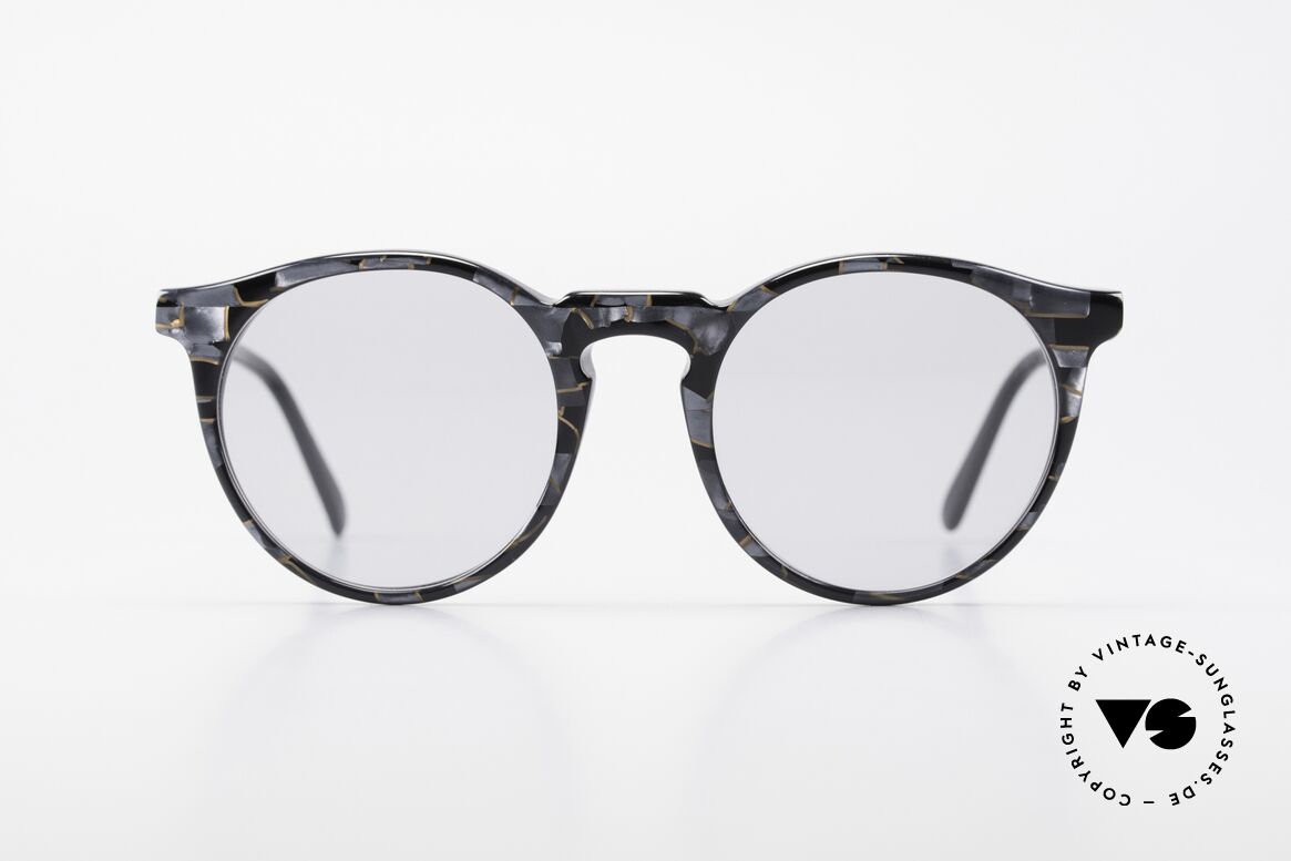 Alain Mikli 034 / 889 Designer Panto Vintage Brille, mehr 'klassisch' geht nicht (bekannte Panto-Form), Passend für Herren und Damen