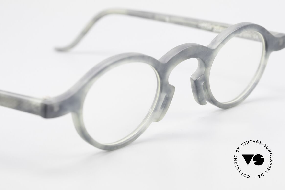 Theo Belgium Phone Interessantes Brillenmuster, ungetragenes Theo-Exemplar für die, die sich trauen, Passend für Herren und Damen