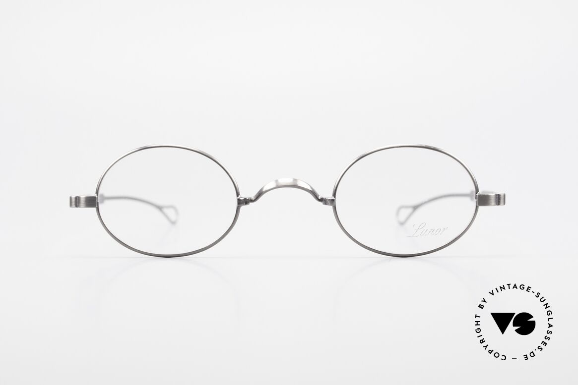 Lunor Oval T-22 Titanium Vintage Brille 90er, LUNOR = französisch für "Lunette d’Or" (Goldbrille), Passend für Herren und Damen