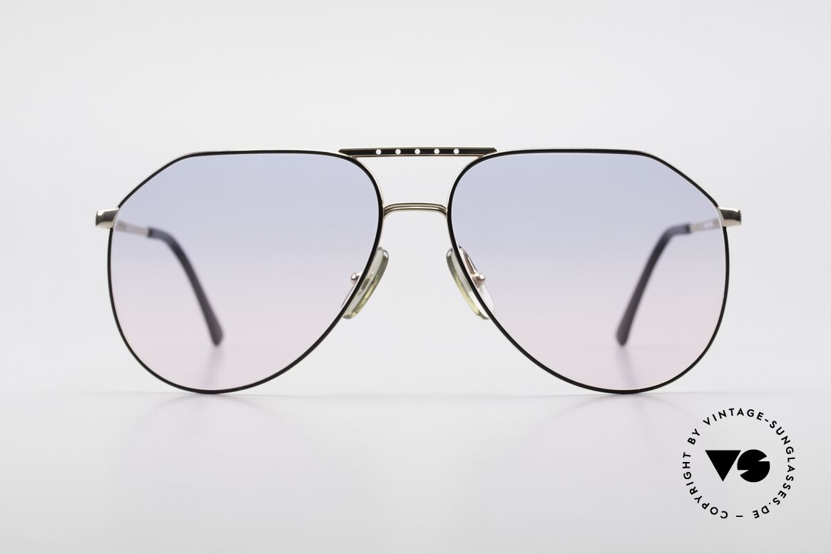 Carrera 5343 Sonnengläser Blau Pink Verlauf, interessante Carrera vintage Sonnenbrille der 80er, Passend für Herren